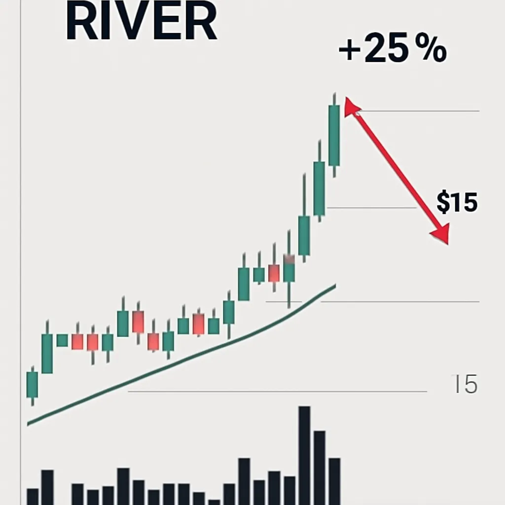 RIVER Soars 25% in a Day Amid Bullish Speculation, $15 Pullback Looms