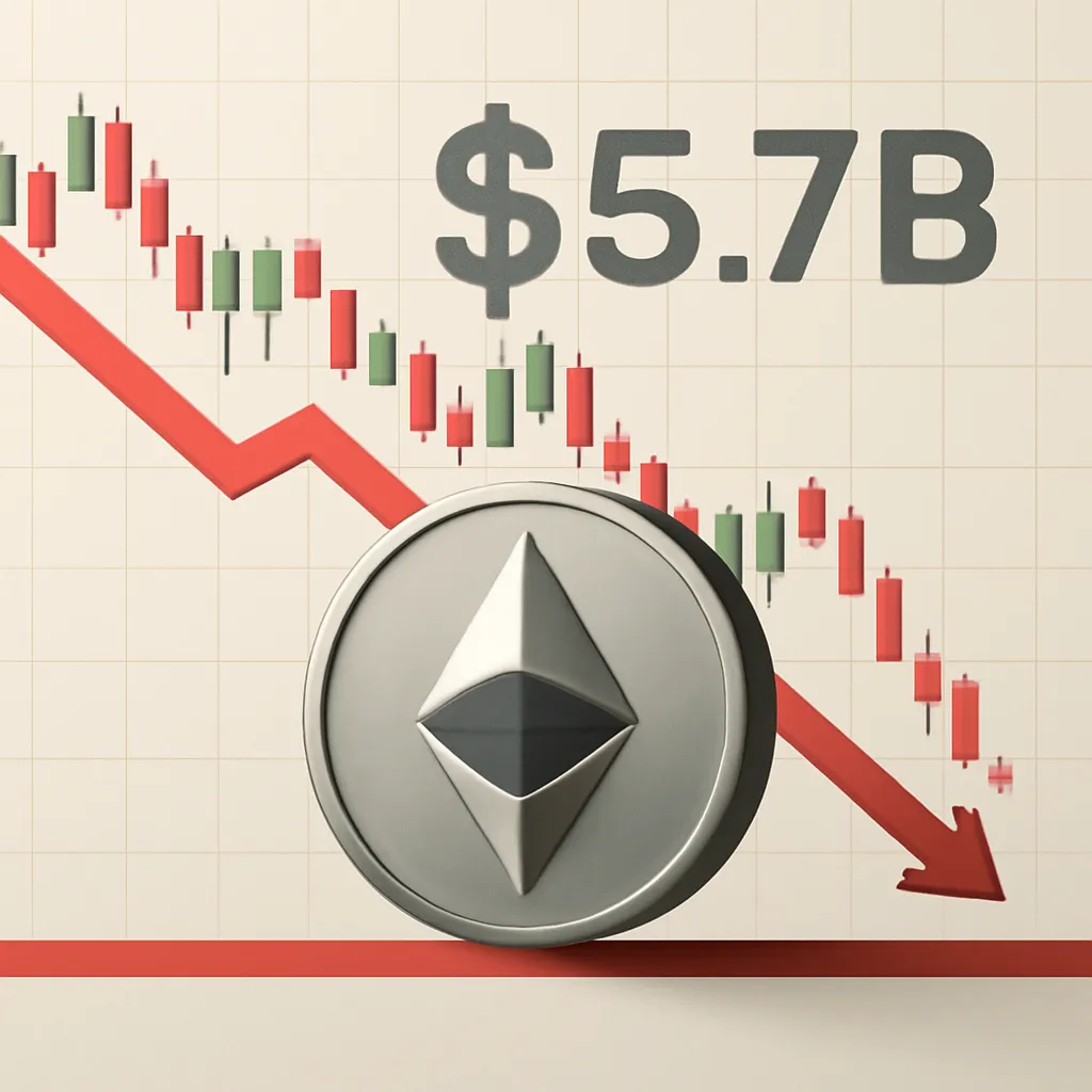 Ethereum Faces Pressure as Futures Traders Introduce $5.7B Selling Risk at $2,200