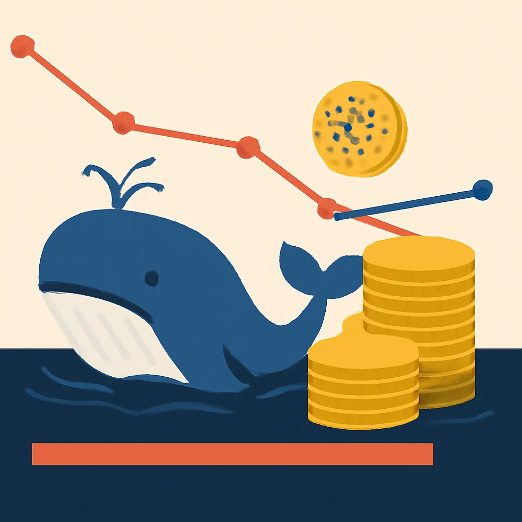 Cardano Whales Accumulate 220M ADA Yet Price Remains Under $0.275