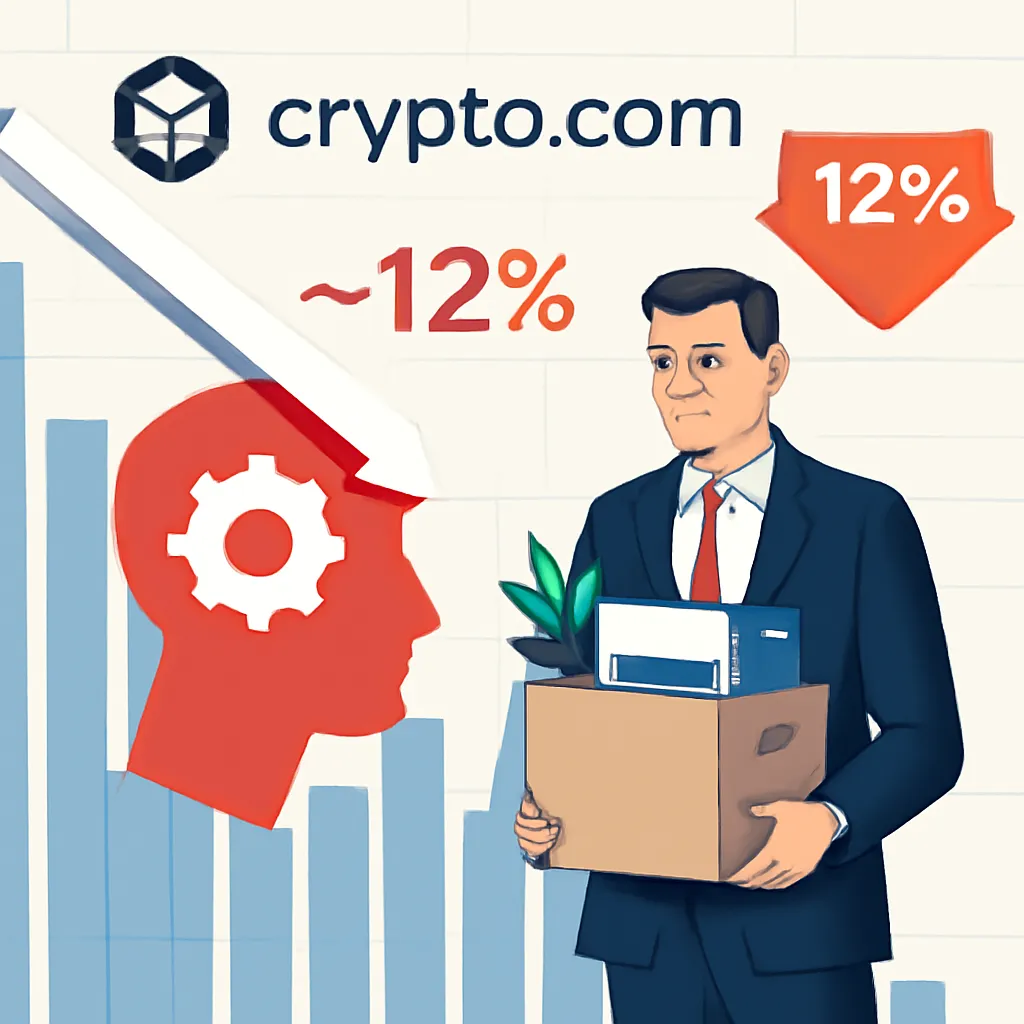 Crypto.com Reduces Workforce by 12% Amidst Push for AI Strategy