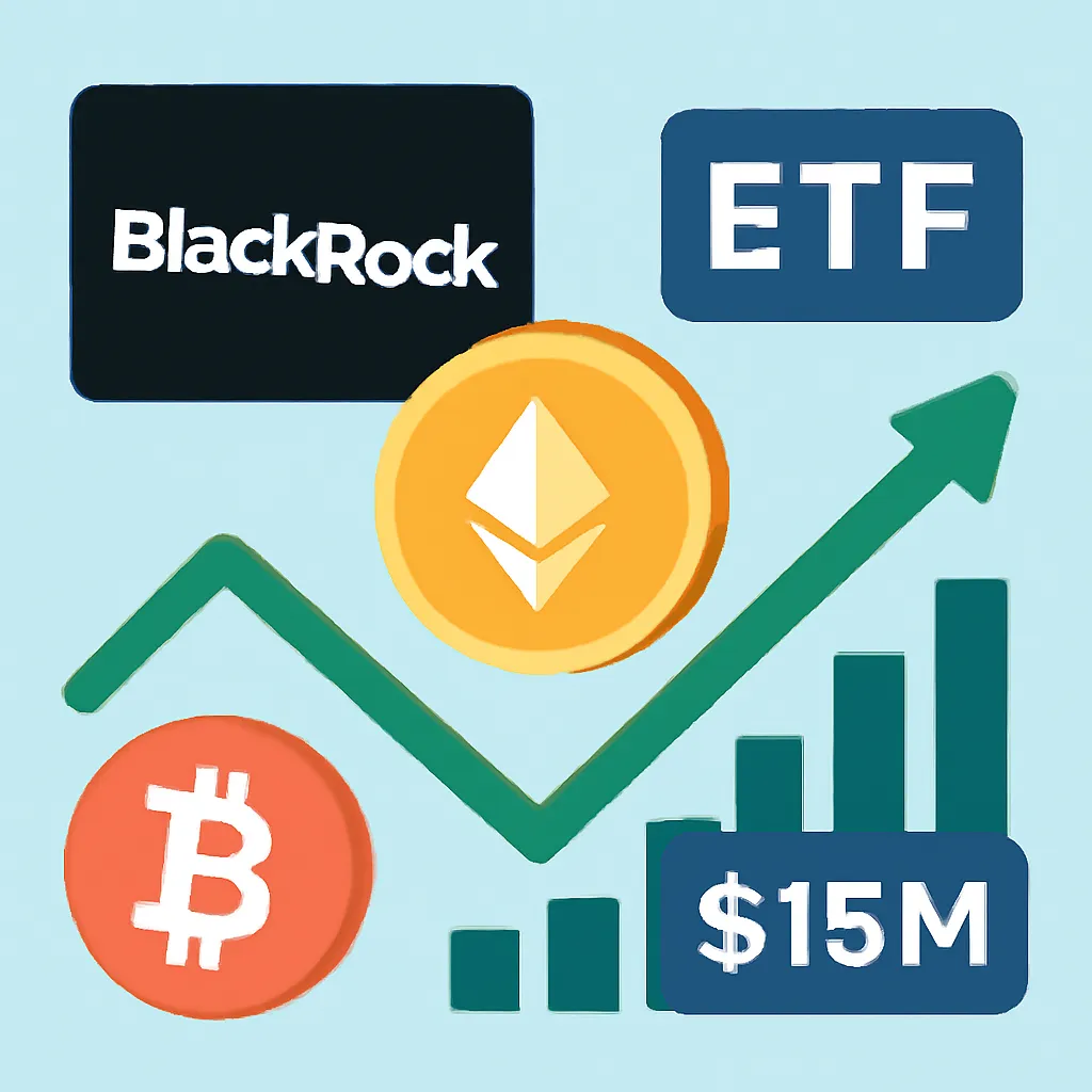 BlackRock Unveils Ethereum ETF Featuring Staking; Trading Volume Tops $15 Million