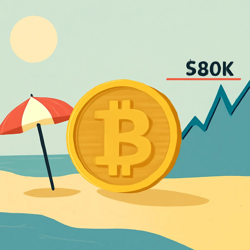 Bitcoin Faces Summer Lull as Bulls Confront $80K Resistance