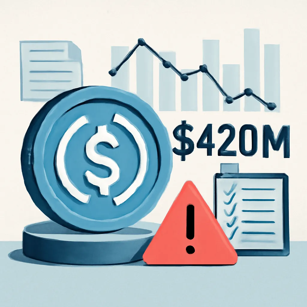 $420M Compliance Lapses Flagged in USDC, Sparking Concerns Over Circle's Controls