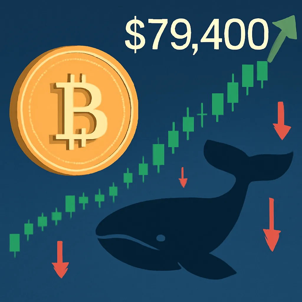 Bitcoin Reaches $79.4K Amid Whale-Driven Selling Concerns