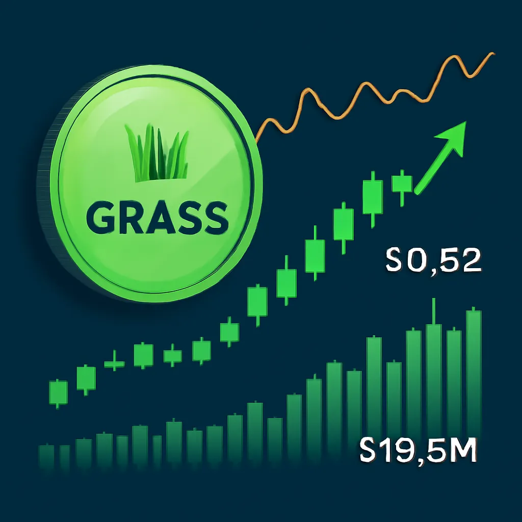 GRASS Crypto Targets $0.52 Amid $19.8M Volume Surge – Will Volatility Limit Gains?