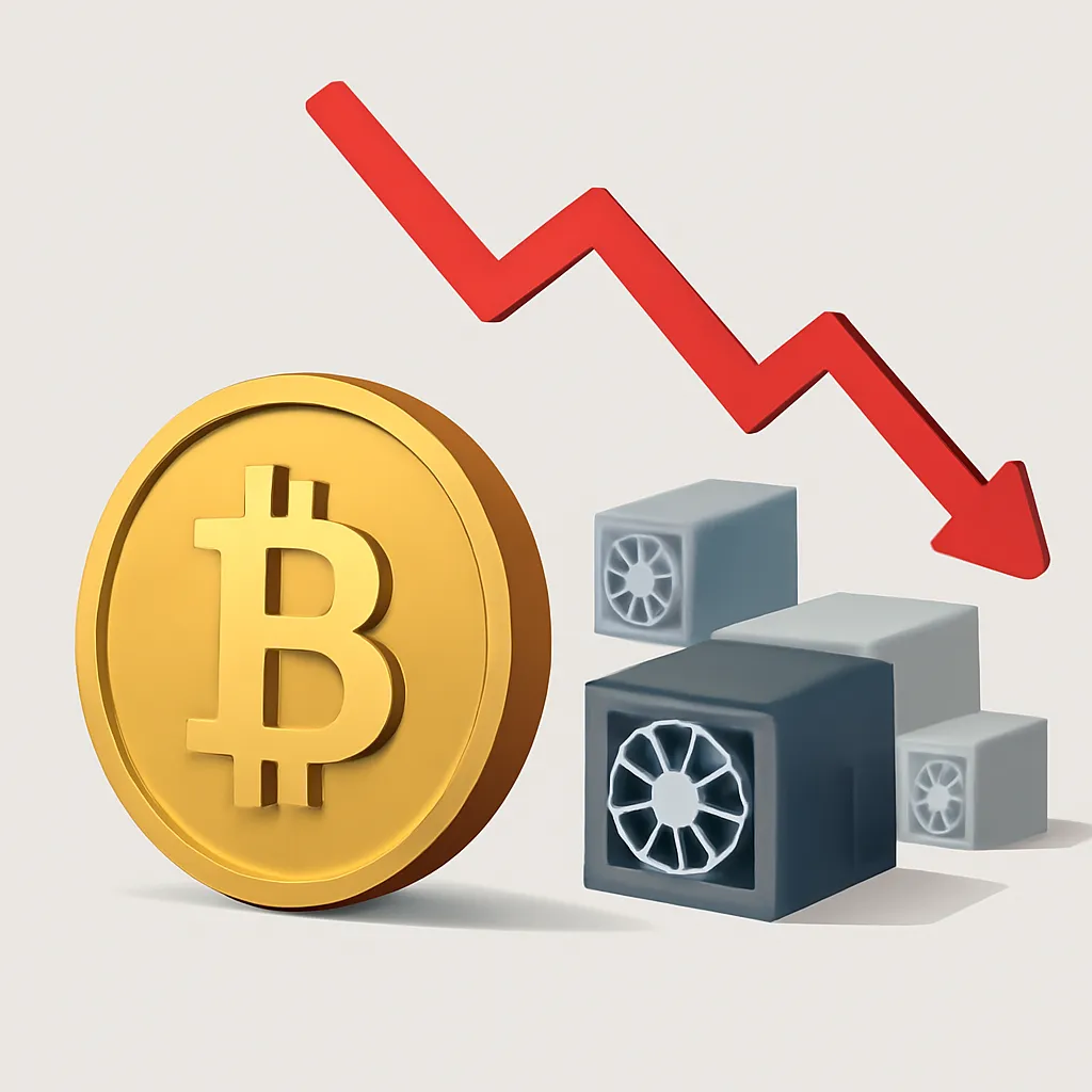 Bitcoin Hashrate Declines by 5.8% in Q1 2026 Amid Equipment Shutdowns