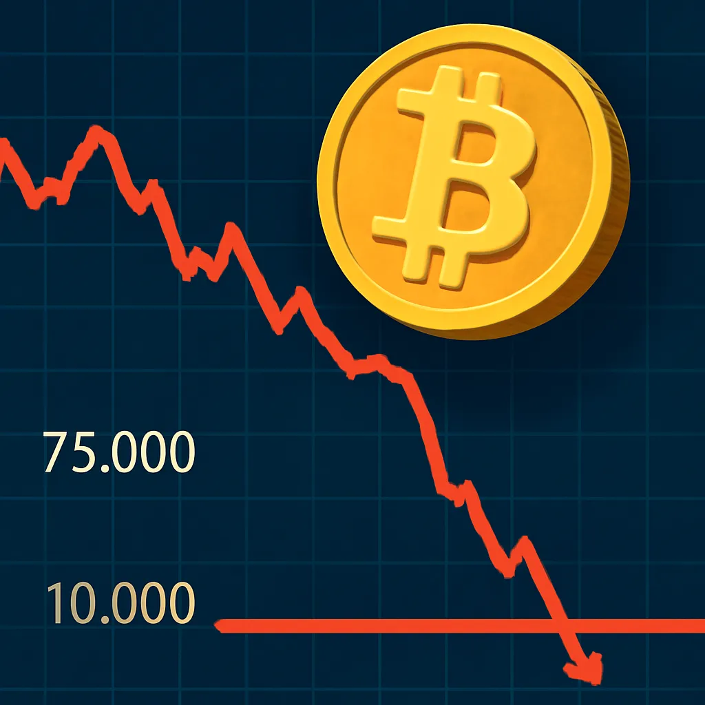 Bitcoin May Drop to $10,000 if $75,000 Support Fails, Says Analyst