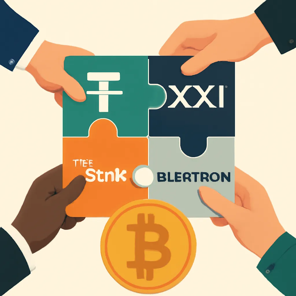 Tether Plans Merger with XXI, Strike, and Elektron to Create Bitcoin Powerhouse