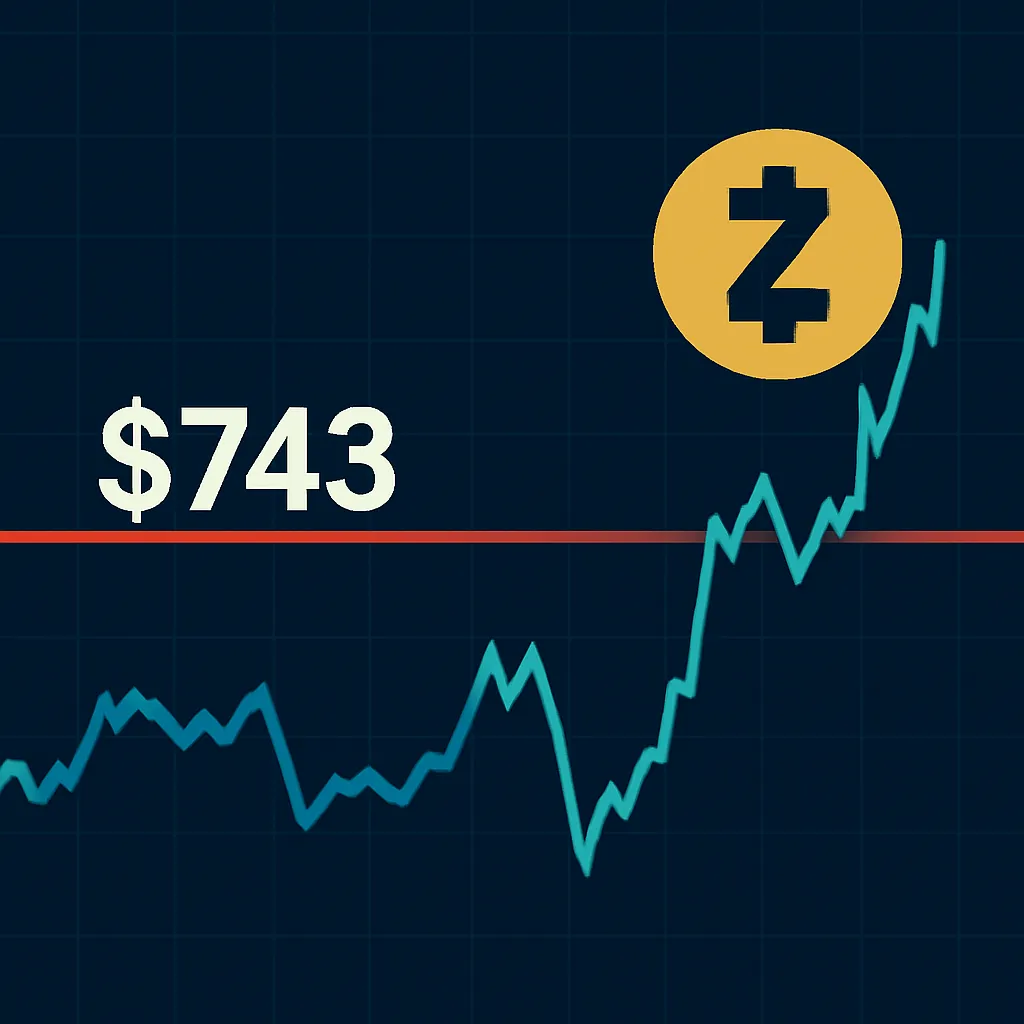 Zcash Faces $743 Challenge: Key for ZEC's Future Moves