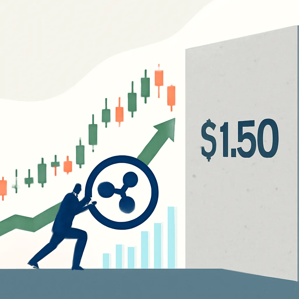 XRP Faces Supply Wall at $1.50 Amid Increased Trading Activity