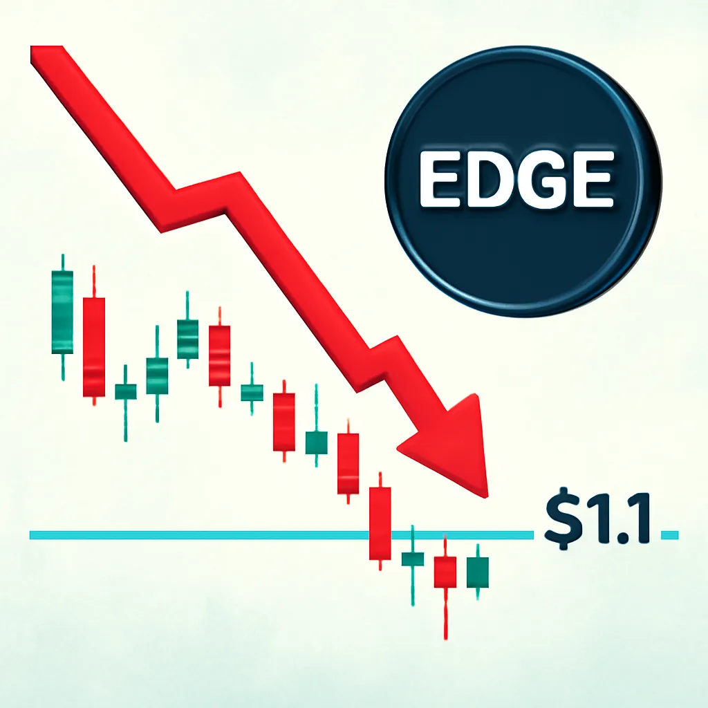 EDGE Price at Risk as Altcoin Struggles Below $1.1