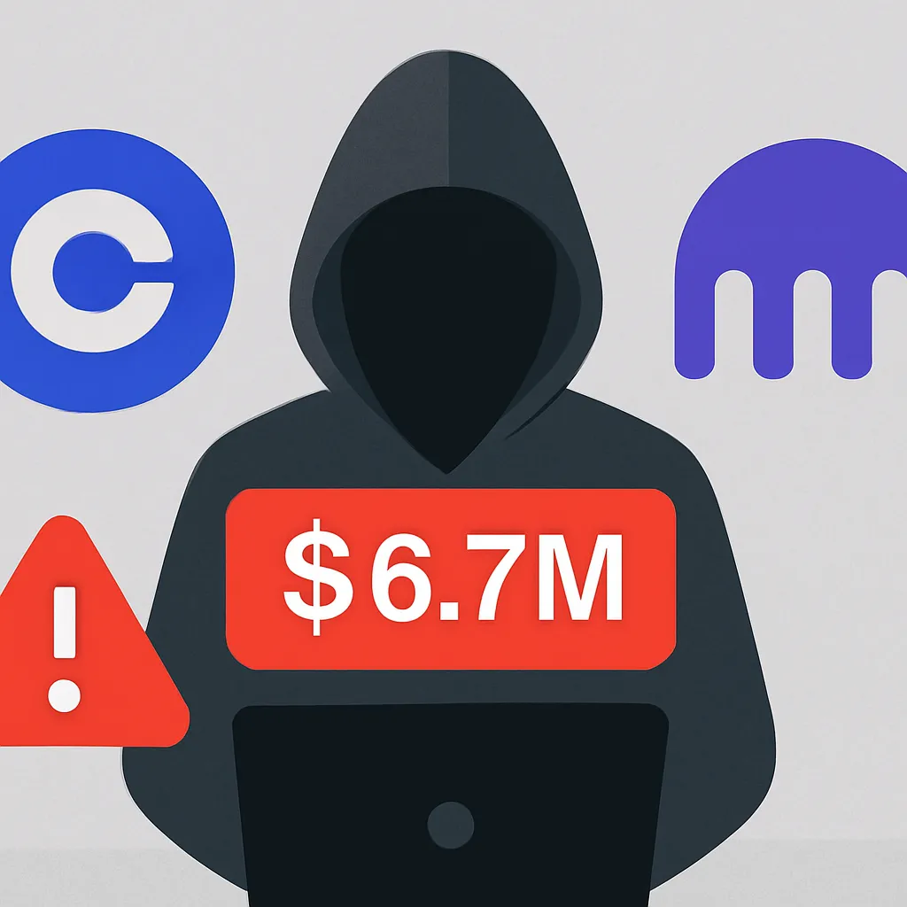 $6.7 Million Stolen from User on Coinbase and Kraken