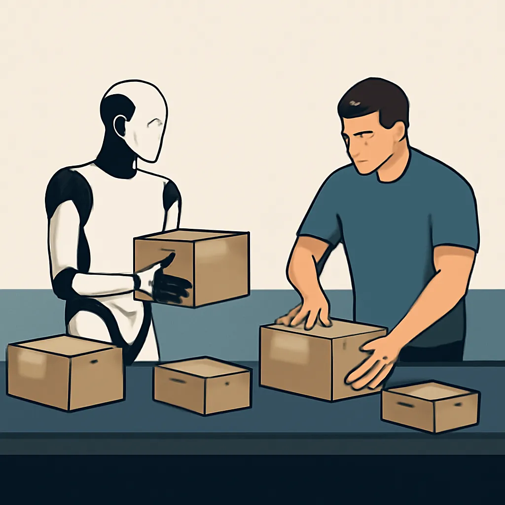 Human Wins Parcel Sorting Contest Against Figure AI Robots