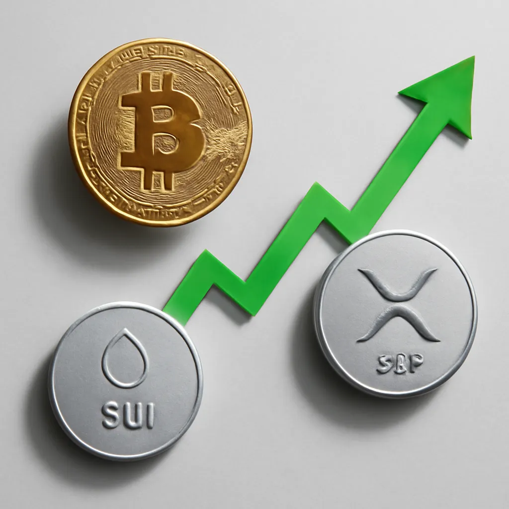Bitcoin Surpasses $82,200; Altcoins SUI and XRP Experience Notable Gains