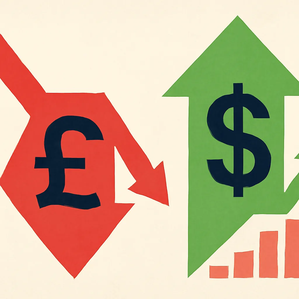 Pound Declines as U.S. Inflation Fuels Dollar Gains