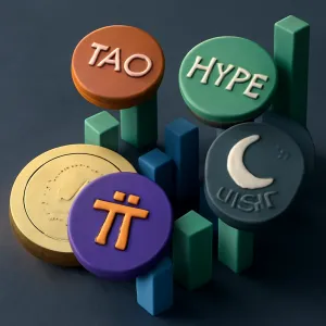 Crypto Weekly Roundup: TAO, HYPE, PI, and NIGHT Shine Amid Market Moves