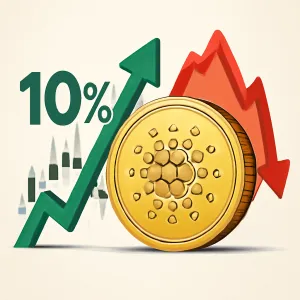 Cardano Leads Top 10 with 10% Gain, But Bearish Sentiment Persists