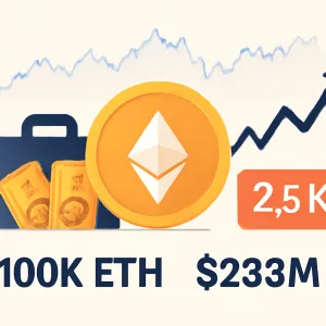 Bitmine Invests $233M in Ethereum: Will 100K ETH Push Prices Above $2.5K?