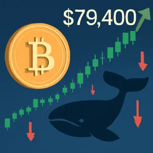 Bitcoin Reaches $79.4K Amid Whale-Driven Selling Concerns
