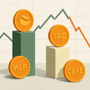 Crypto Market Weekly Review: LUNC, TAO, WLFI, DEXE Stand Out Amid Volatility