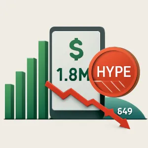 Hyperliquid ETF Logs $1.8M Volume as HYPE Falls Below $40