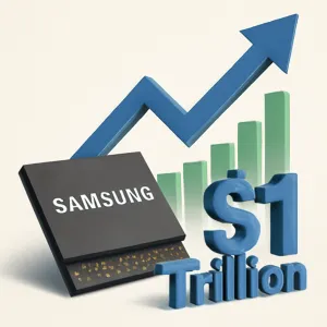 Samsung Shares Surge, Market Cap Tops $1 Trillion Mark