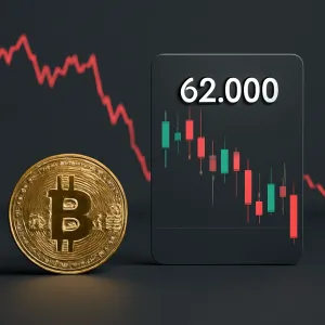 Bitcoin Holds at $62K as $1B Binance Leverage Liquidated