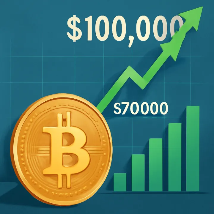 Analysts Renew $100K Bitcoin Forecast After $70K Surge