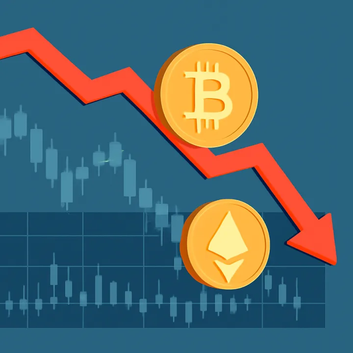 Crypto Market Declines: Bitcoin at $68K, Ethereum Below $2K
