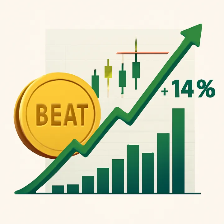 BEAT Rises 14% Amid Surge in Trading Volume and Speculation