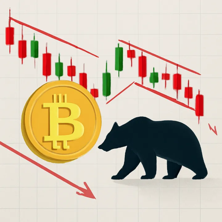 Bitcoin's Bear Flag Pattern Sparks Speculation Among Traders