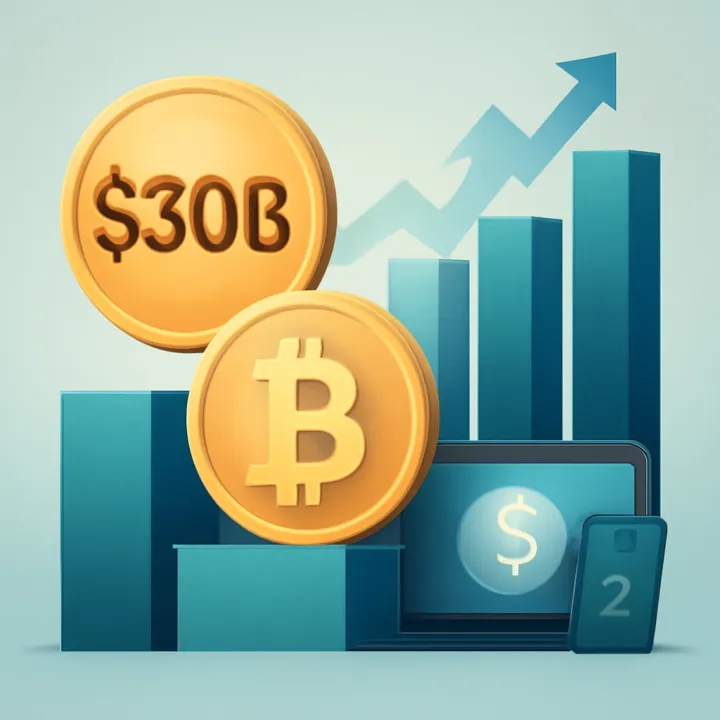 $30 Billion Crypto Lending Boom Transforms Market Landscape