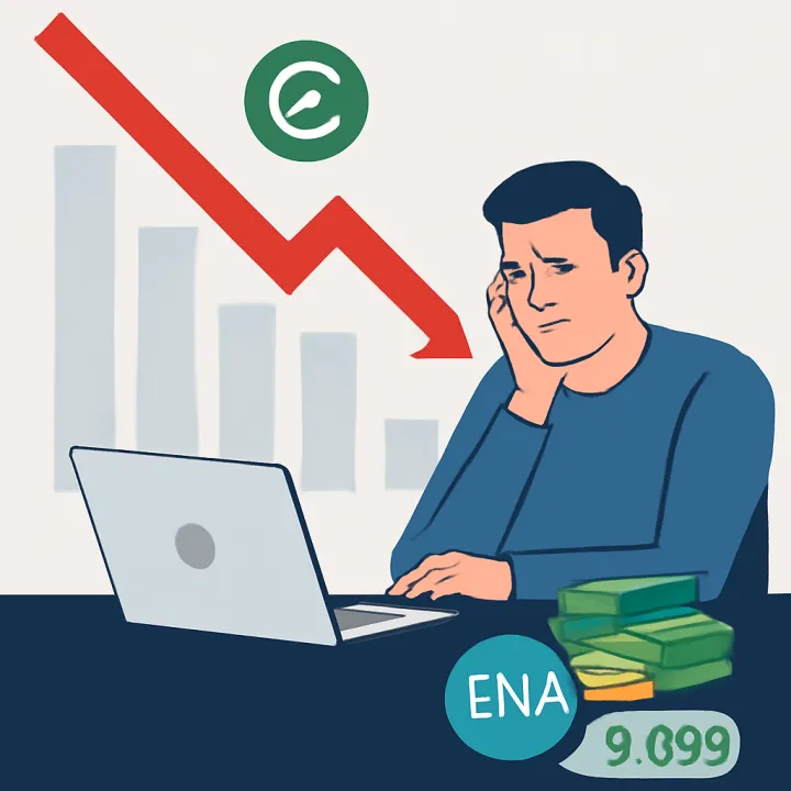 Ethena Experiences 32% Revenue Decline Amid Investor Pullout