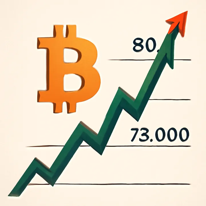 Bitcoin Long Positions Reach $73K, Short Squeeze Feared