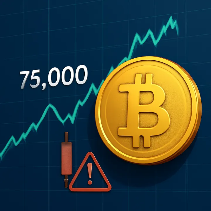 Bitcoin's $75K Surge Under Pressure from Low Liquidity
