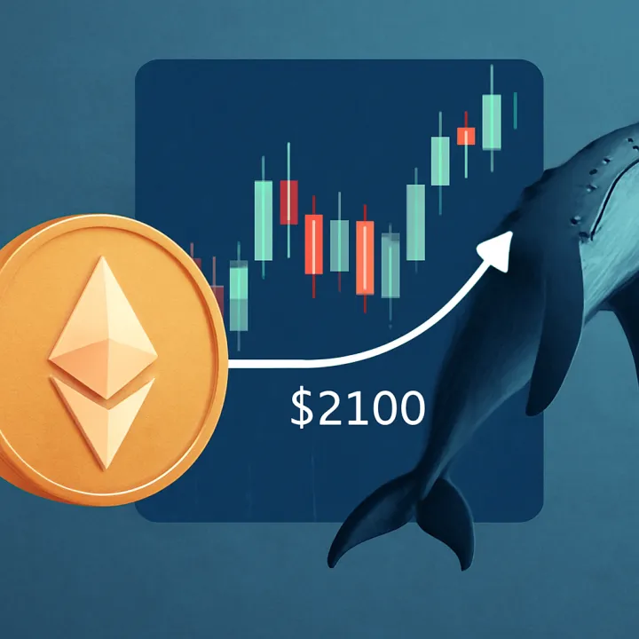 ETH Holds Strong at $2,100 Support as Whales Watch