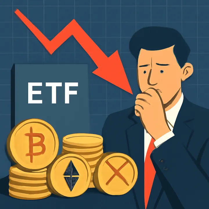 Investor Outflows Surge in Bitcoin, Ethereum, and XRP ETFs