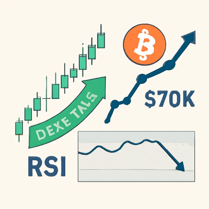 DEXE Rallies 124% as Bitcoin Nears $70K, Caution Urged