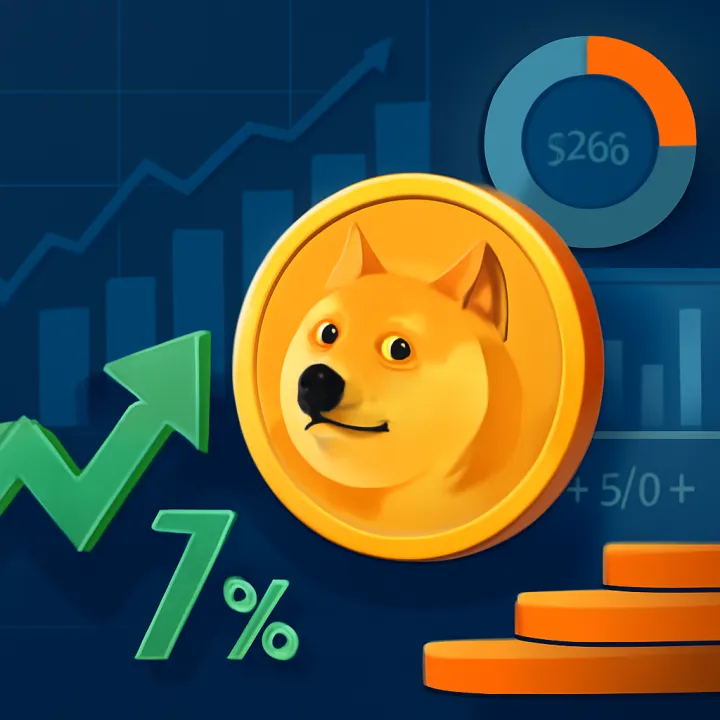 Dogecoin Gains 7% as Meme Coins Make a Comeback Today