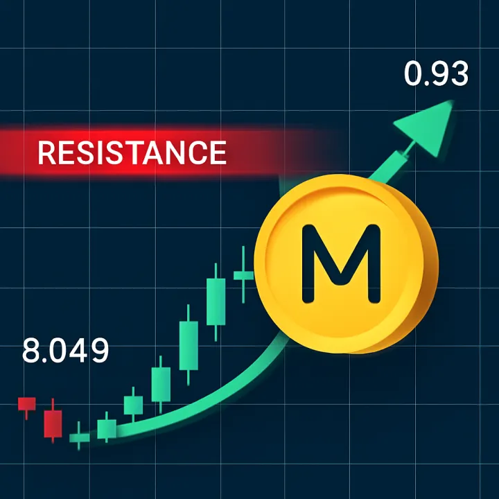 Mantle's MNT Recovers to $0.93 Resistance After $0.60 Low