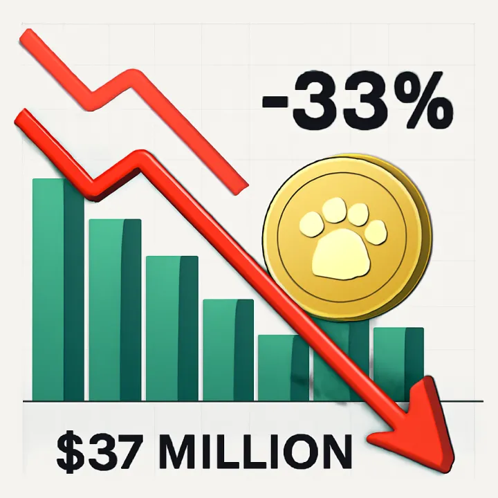 PIPPIN Sees 33% Drop, Losing $37 Million in Value Today