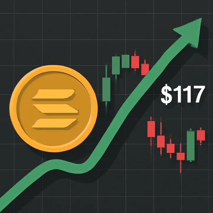Solana Reaches $117 as Bullish Sentiment Wavers on OI
