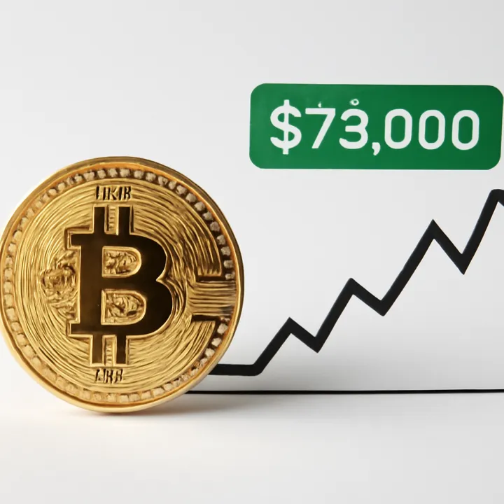 Bitcoin Nears $73K, Yet Analysts Warn of Market Weakness