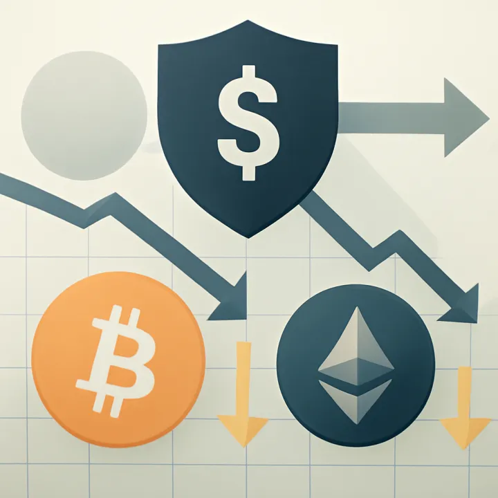 Investors Seek Safety, Pressuring Bitcoin and Ethereum