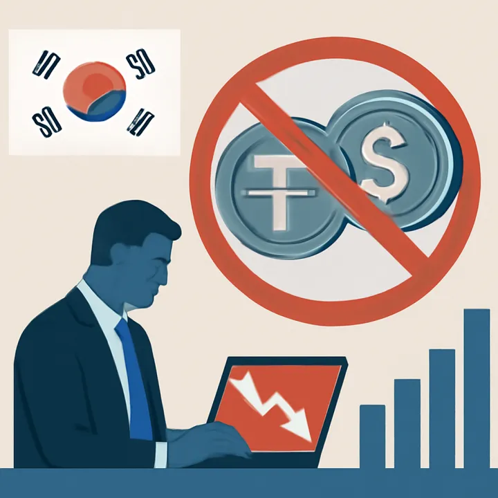 South Korea Bans Corporate Trading of USDT and USDC