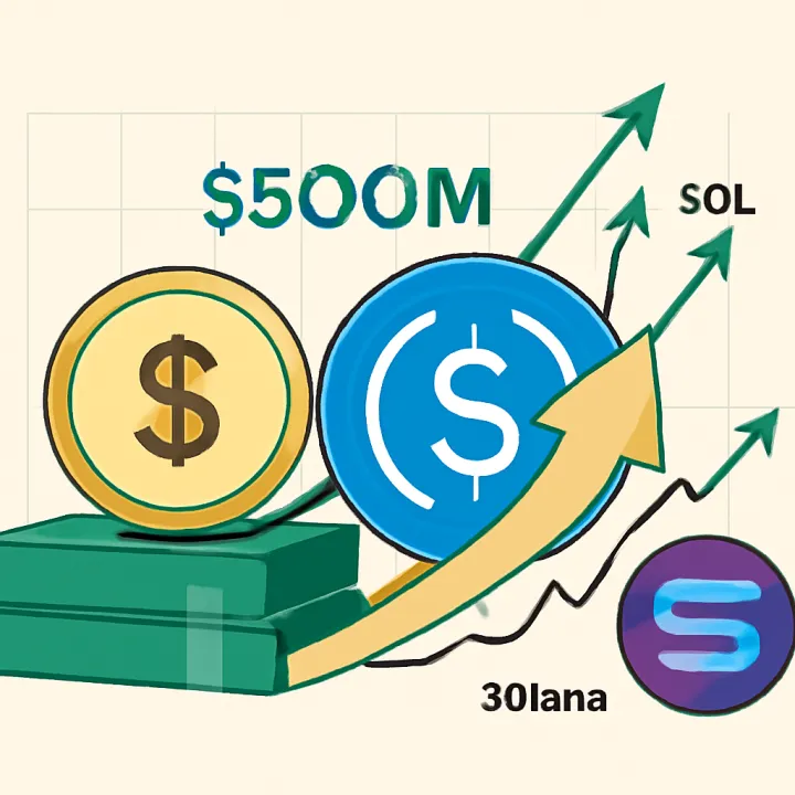 $500 Million USDC Elevates Solana's Liquidity and Prices