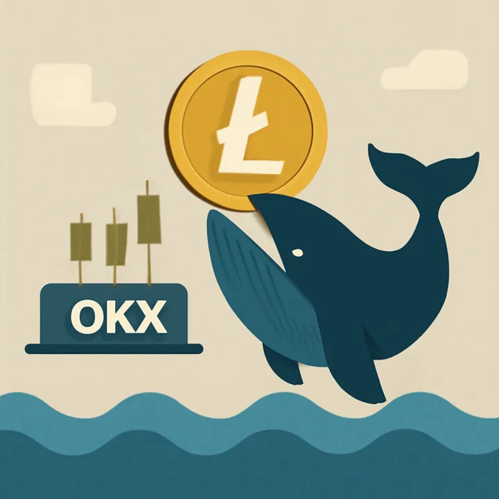 Litecoin Whale Moves 1.25 Million LTC from OKX, Fuels Specu