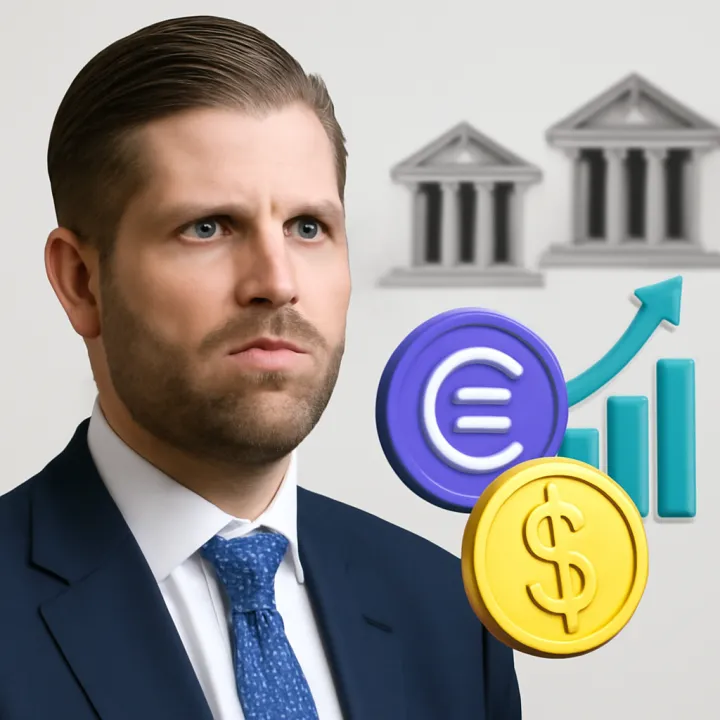 Eric Trump Blasts Banks for Rejecting Stablecoin Yields