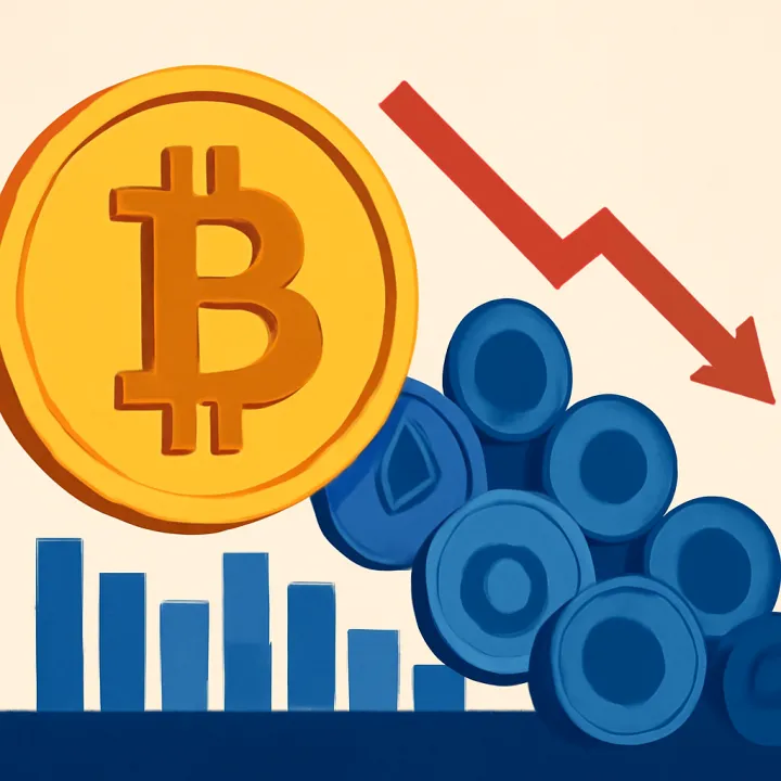 Bitcoin Leads as Altcoin Trading Volume Falls Sharply