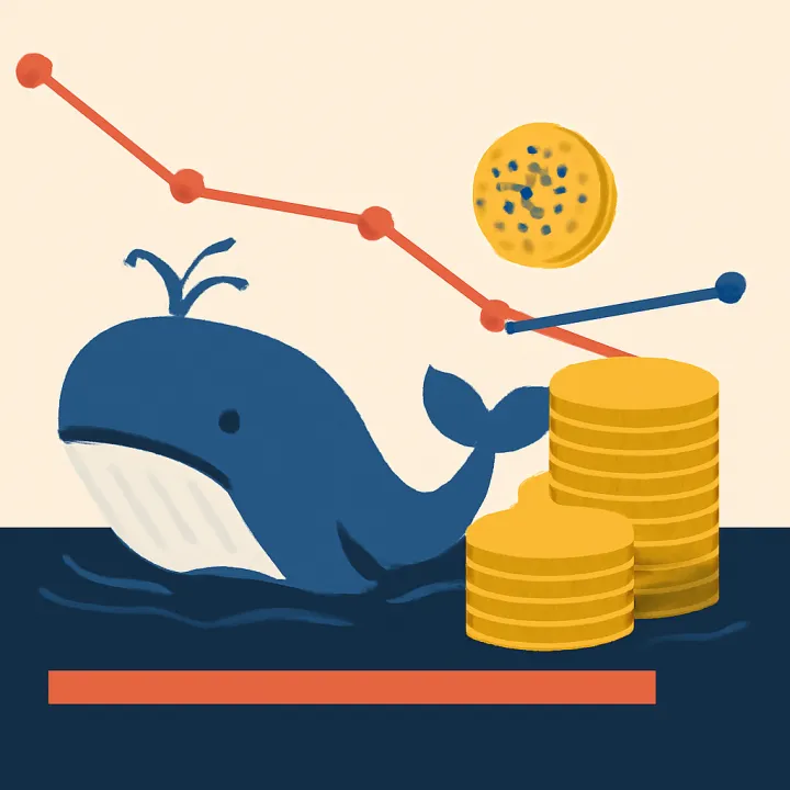 Cardano Whales Acquire 220 Million ADA as Price Stalls